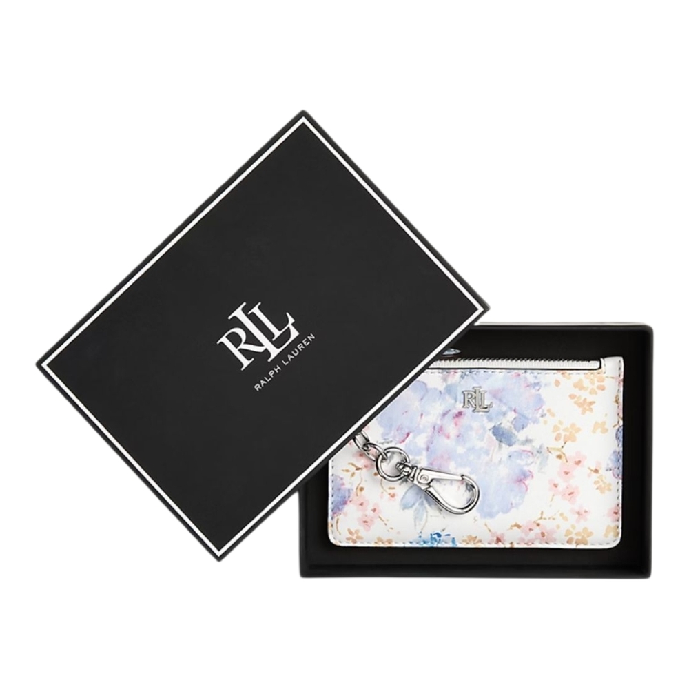 NIB Ralph‎ Lauren Pastel Floral Pouch